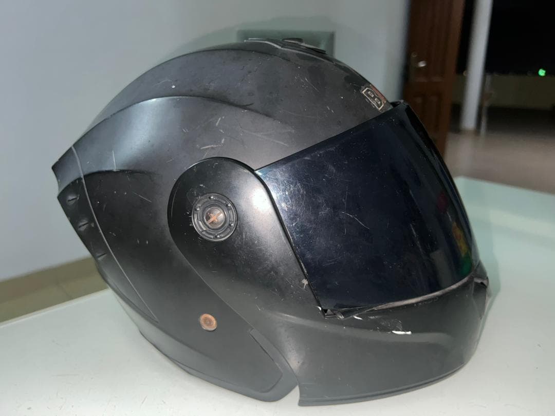 Casque Moto Intégral Noir